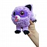 Мягкая игрушка из серии Дразнюка-Zoo – Фиолетовый енот, показывает язык, 13 см.  - миниатюра №1